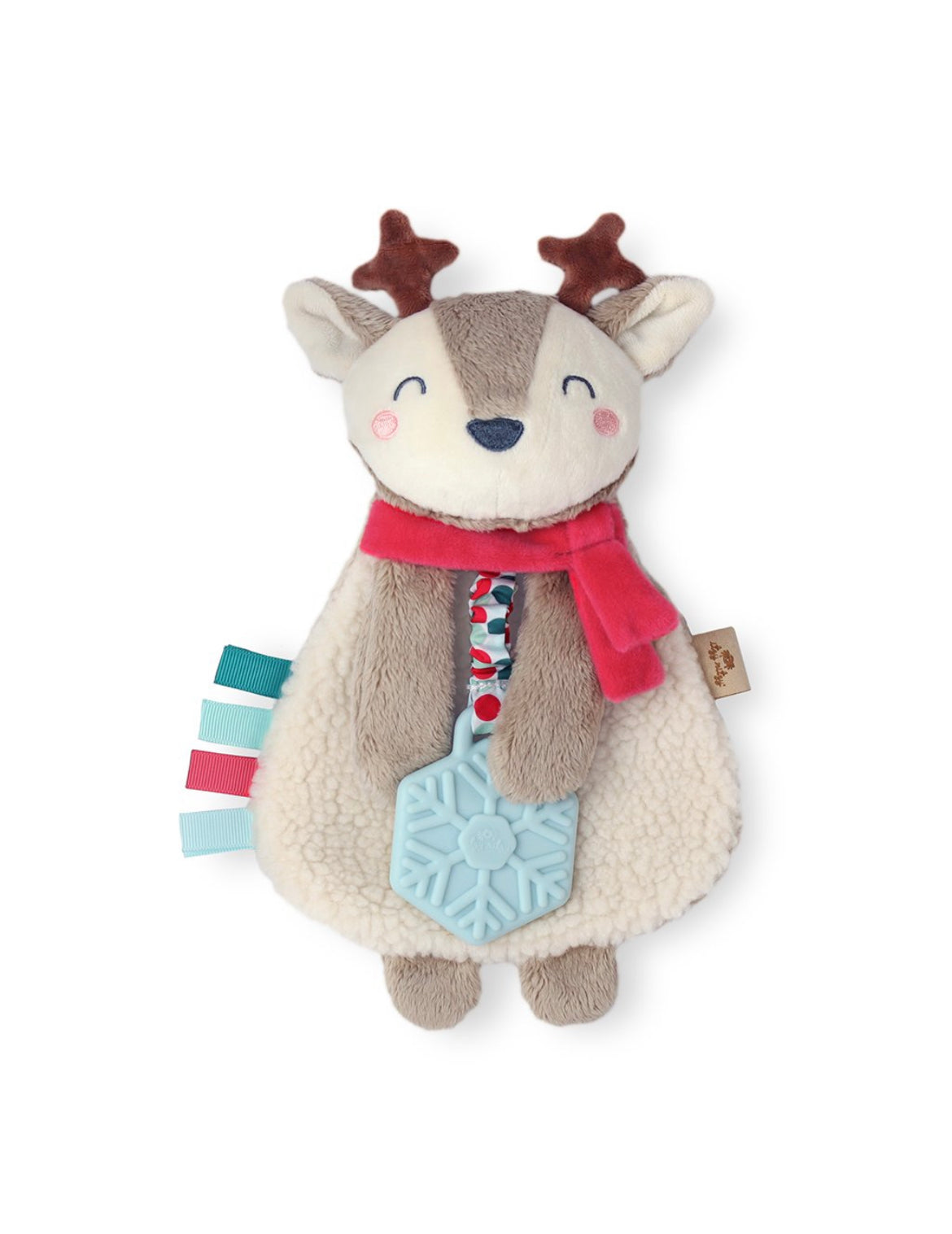 Holiday Lovey + Plush Teether Toy | Reindeer