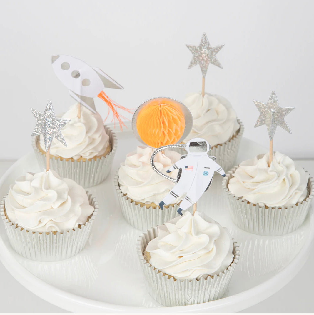 Space Cupcake Kit (x 24 toppers)