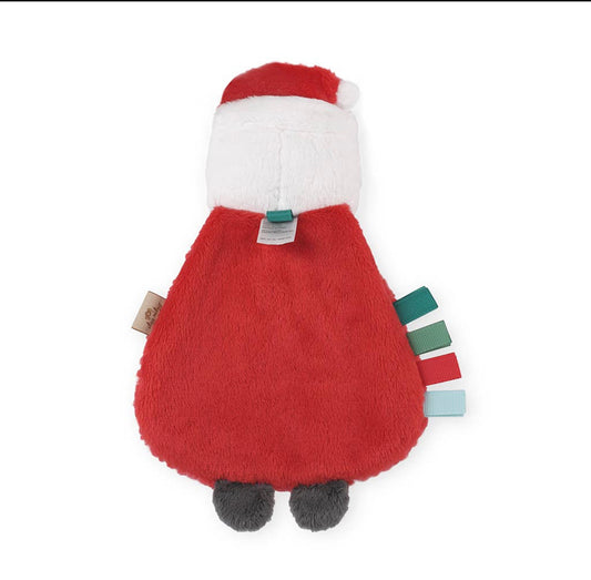 Holiday Lovey + Plush Teether Toy | Santa
