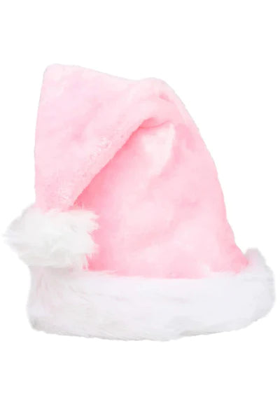 Merry In Pink Santa Hat