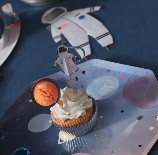 Space Cupcake Kit (x 24 toppers)