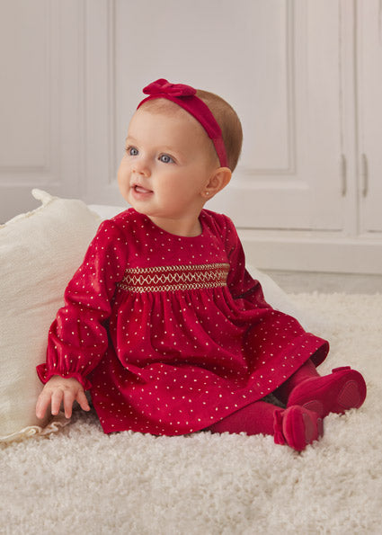 Velvet Dress | Red
