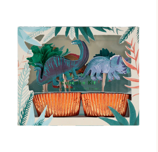 Dinosaur Kingdom Cupcake Kit (x 24 toppers)