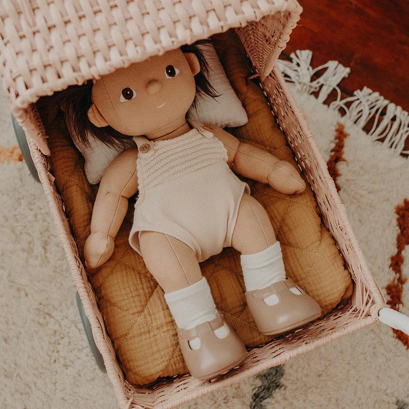 Organic Cotton Muslin Strolley Bedding Set | Mustard