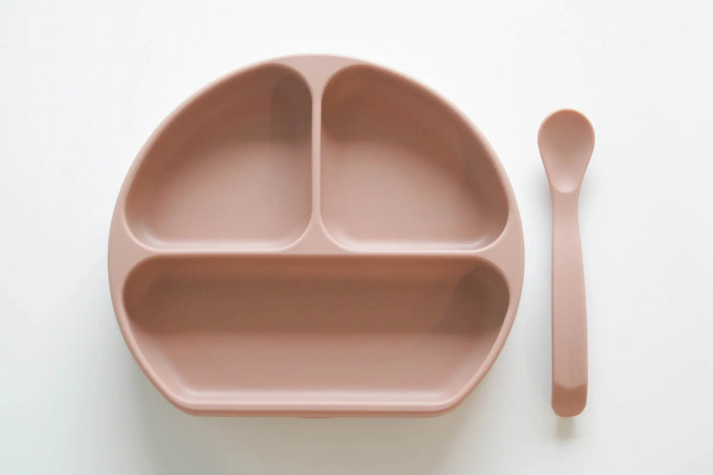 The Saturday Baby Silicone Suction Plate With Lid and Spoon