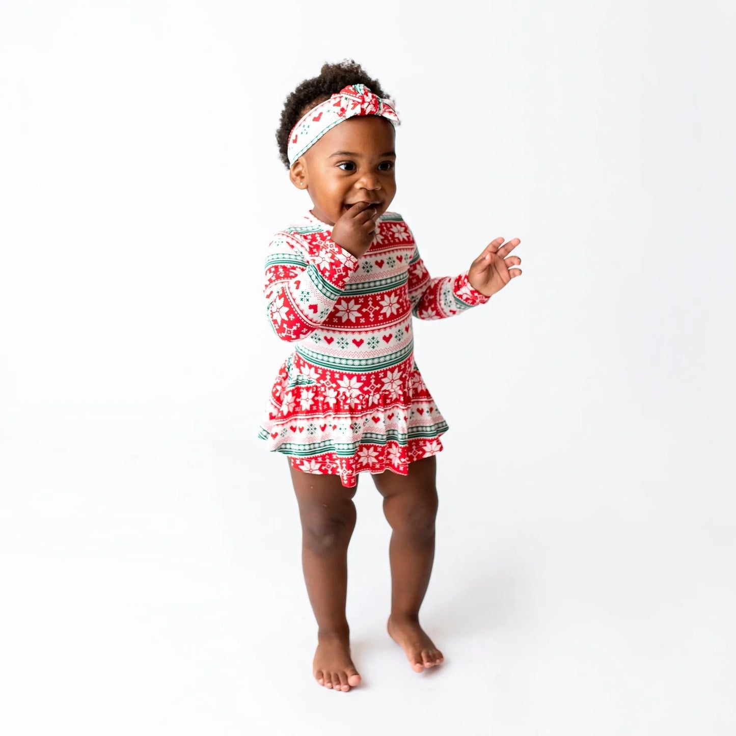 Up To Snow Good Ruffle Dress