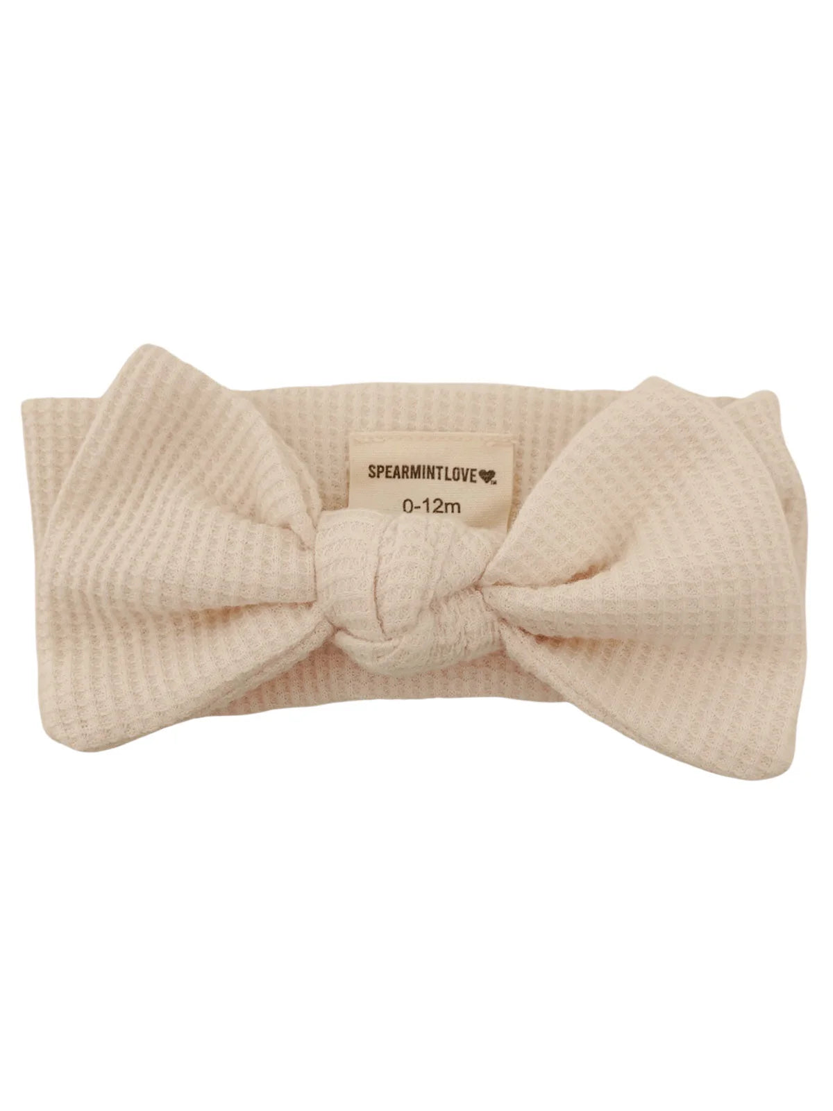 Waffle Knot Bow | Snow