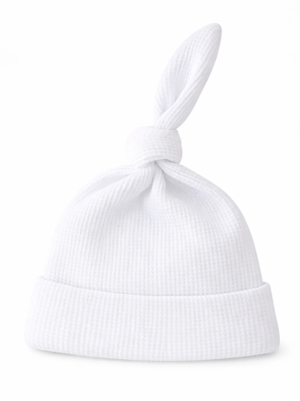 Knot Beanie | Lucent White