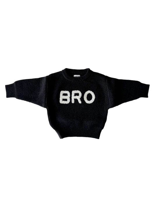 Bro Knit Sweater | Obsidian
