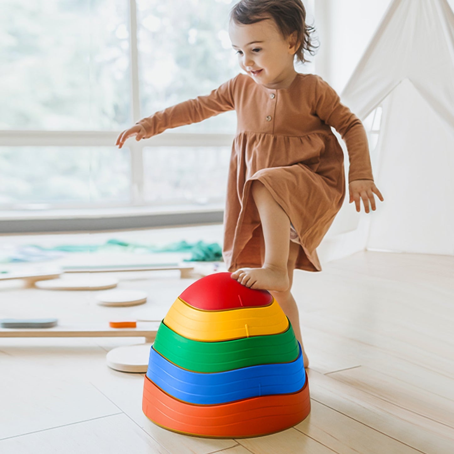 Tiny Land® Stepping Stones - Rainbow Color