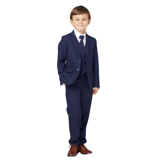 5 Piece Slim Fit Suit | Ink Blue