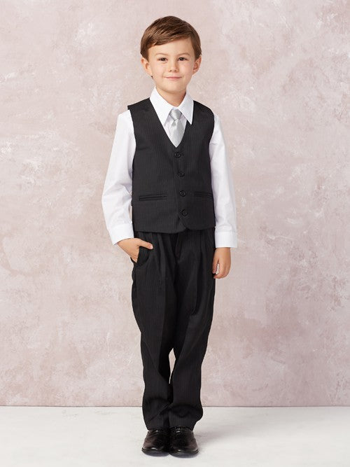 Boys Double Stripe Pin Suit Set