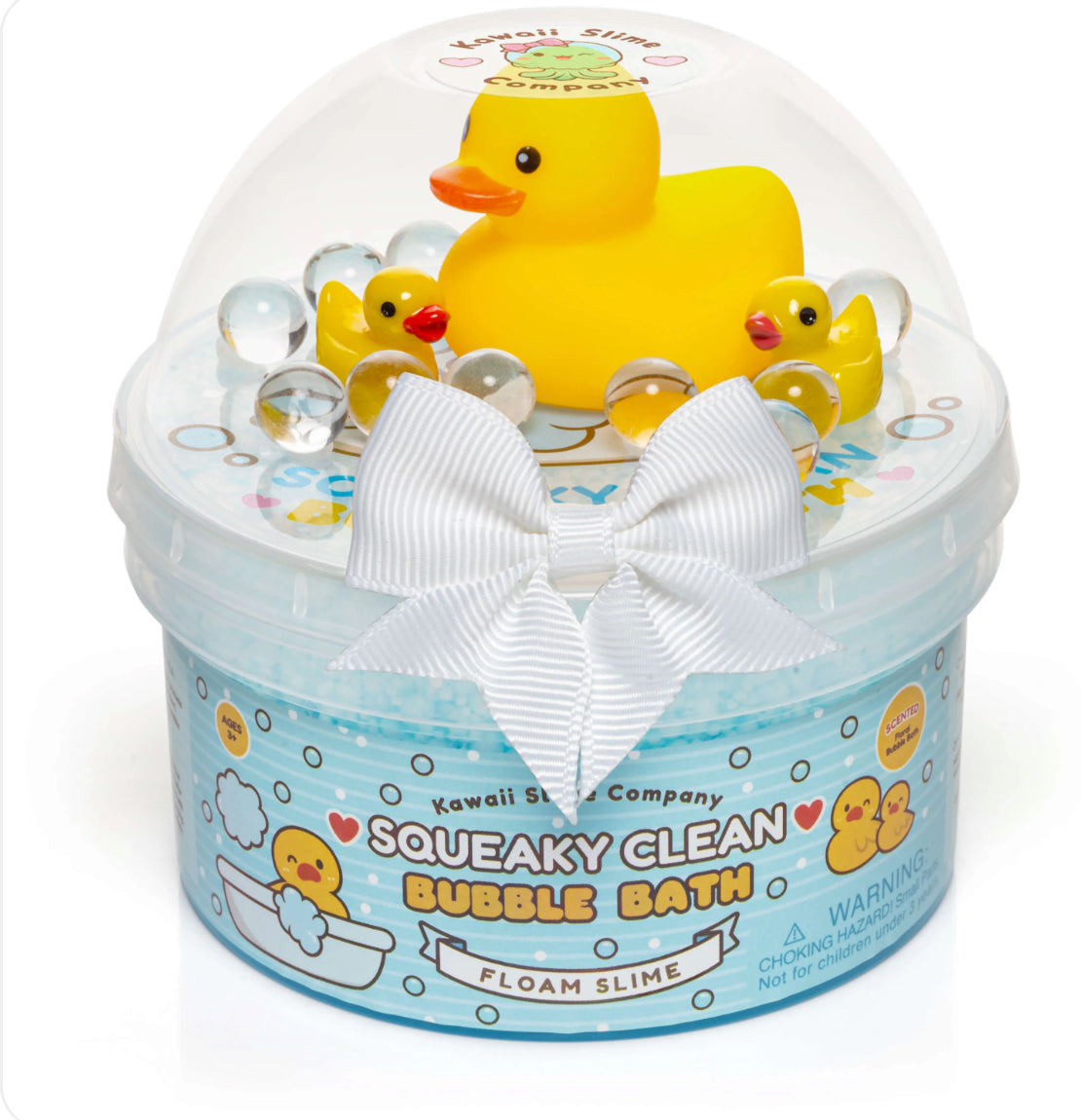 Squeaky Clean Bubble Bath Floam Signature Dome Slime