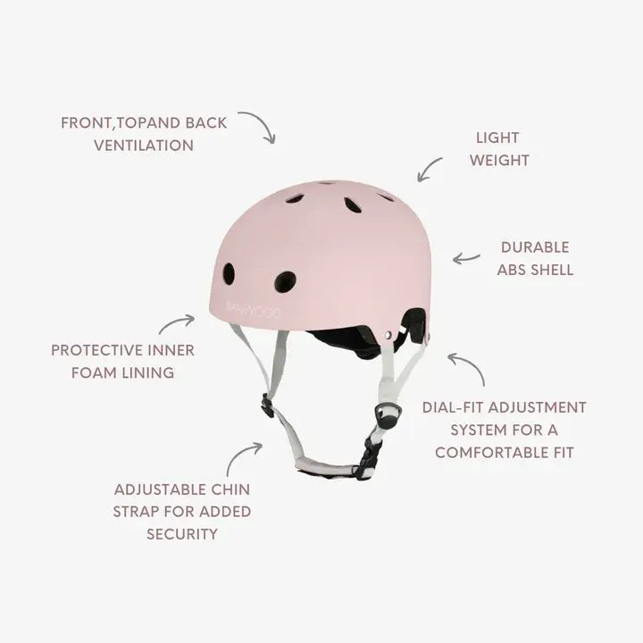 Banwood Eco Helmet | Faded Pink
