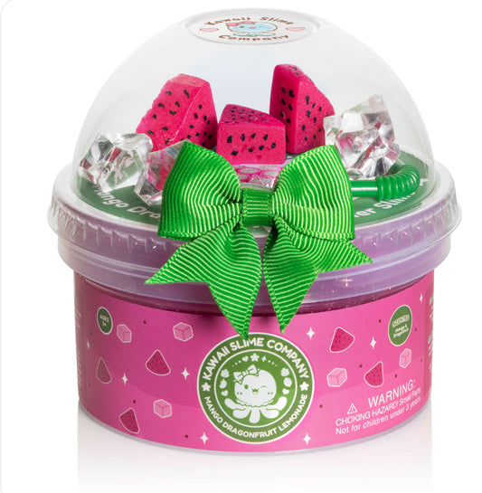Mango Dragonfruit Lemonade Refresher Jelly Cube Signature Dome Slime