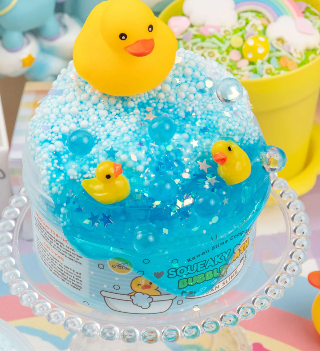 Squeaky Clean Bubble Bath Floam Signature Dome Slime