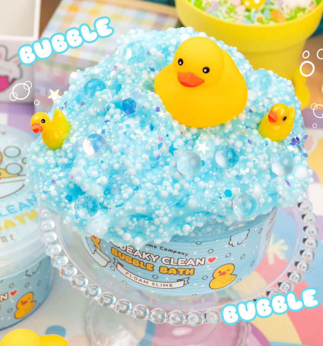 Squeaky Clean Bubble Bath Floam Signature Dome Slime
