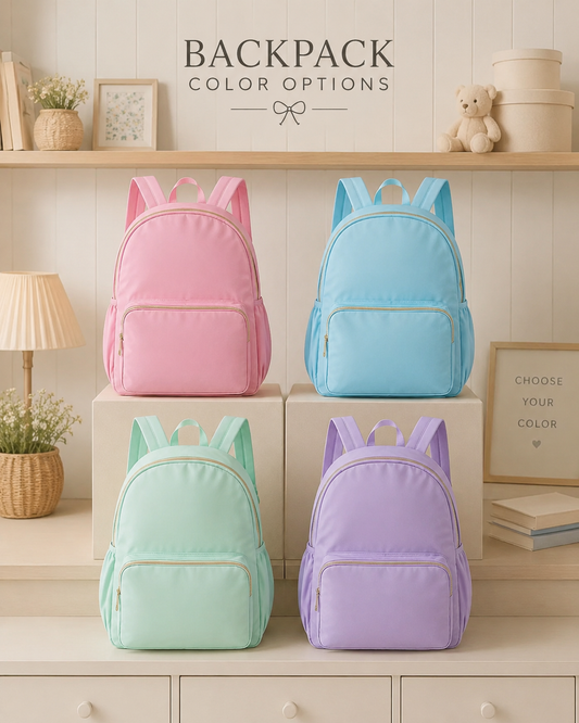 Nylon Backpack | Solid