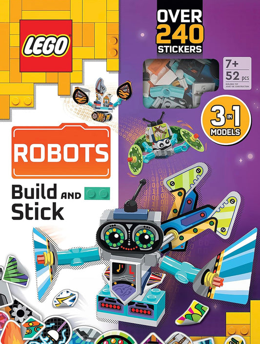 Lego Books | Build and Stick: Robots