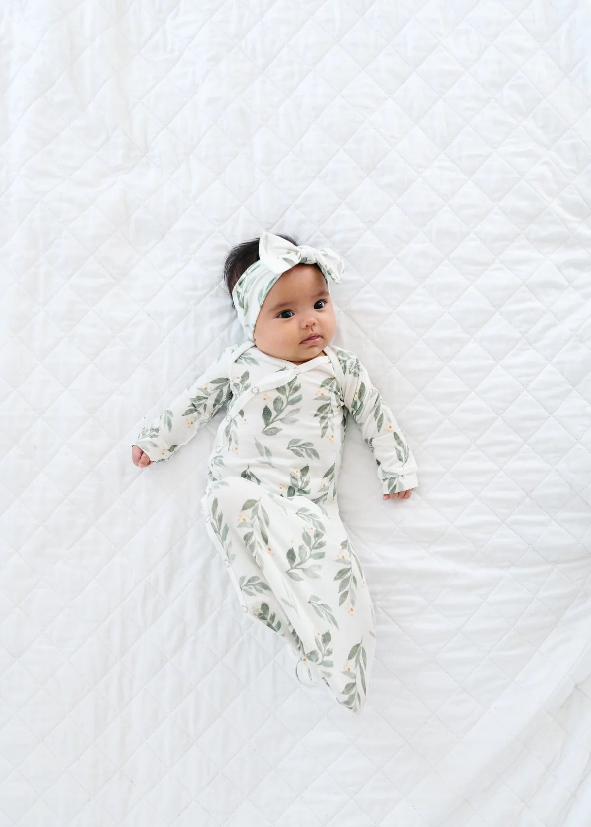 Fern Newborn Knotted Gown