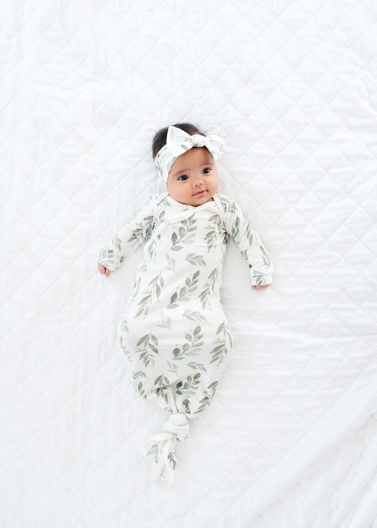 Fern Newborn Knotted Gown