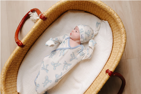 Newborn Knotted Gown | Daphne