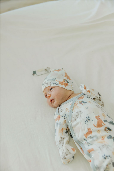 Rufus Top Knot Hat 0-4mo