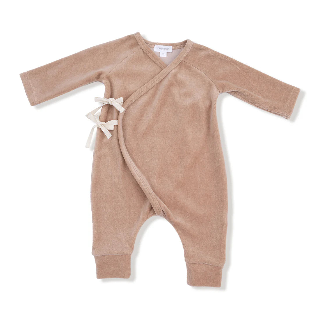 Velour Wrap Coverall | Brush
