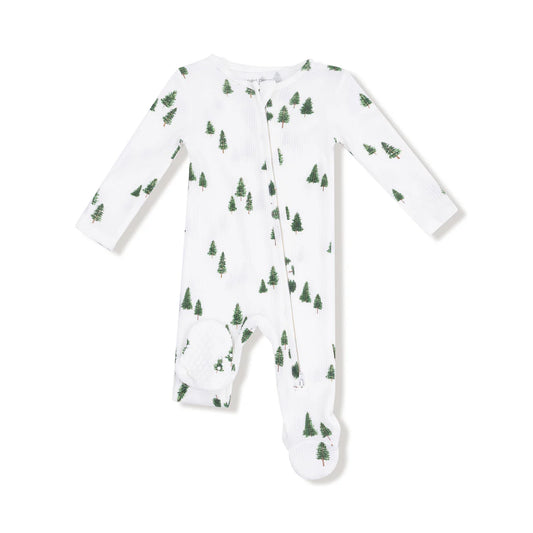 2 Way Zipper Footie | Tiny Forest
