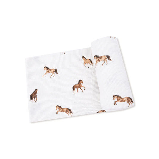 Swaddle Blanket - Mini Horse