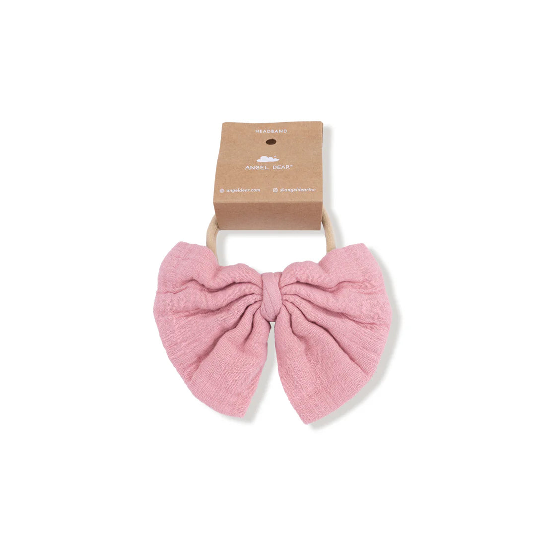 Big Bow on Soft Headband | Rose Elegance