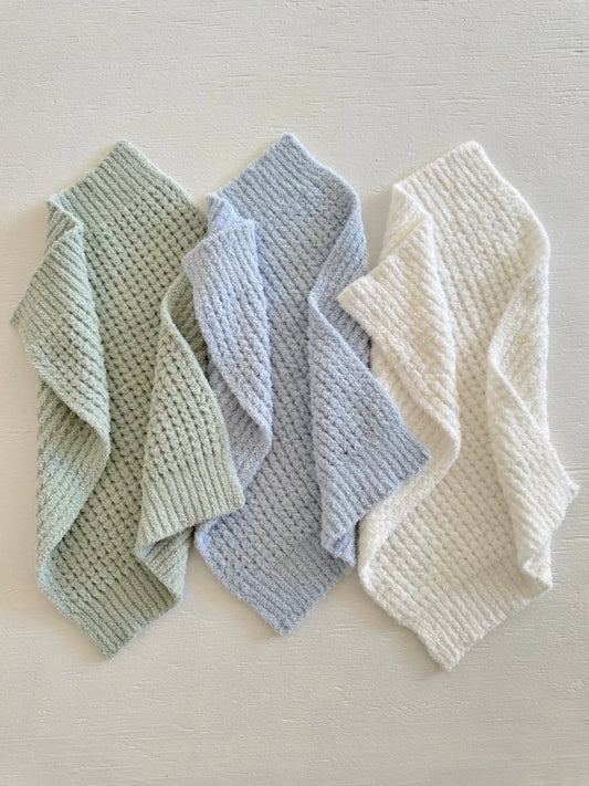 Phufy® Bliss Waffle Mini Blanket | Baby Blue