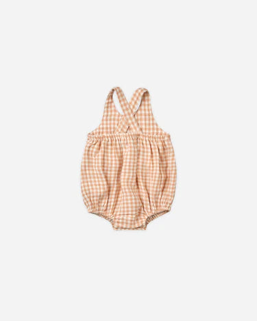 Penny Romper | Melon Gingham