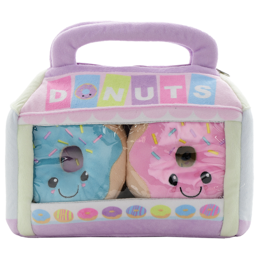 Box of Donuts Packaging Fleece Plush