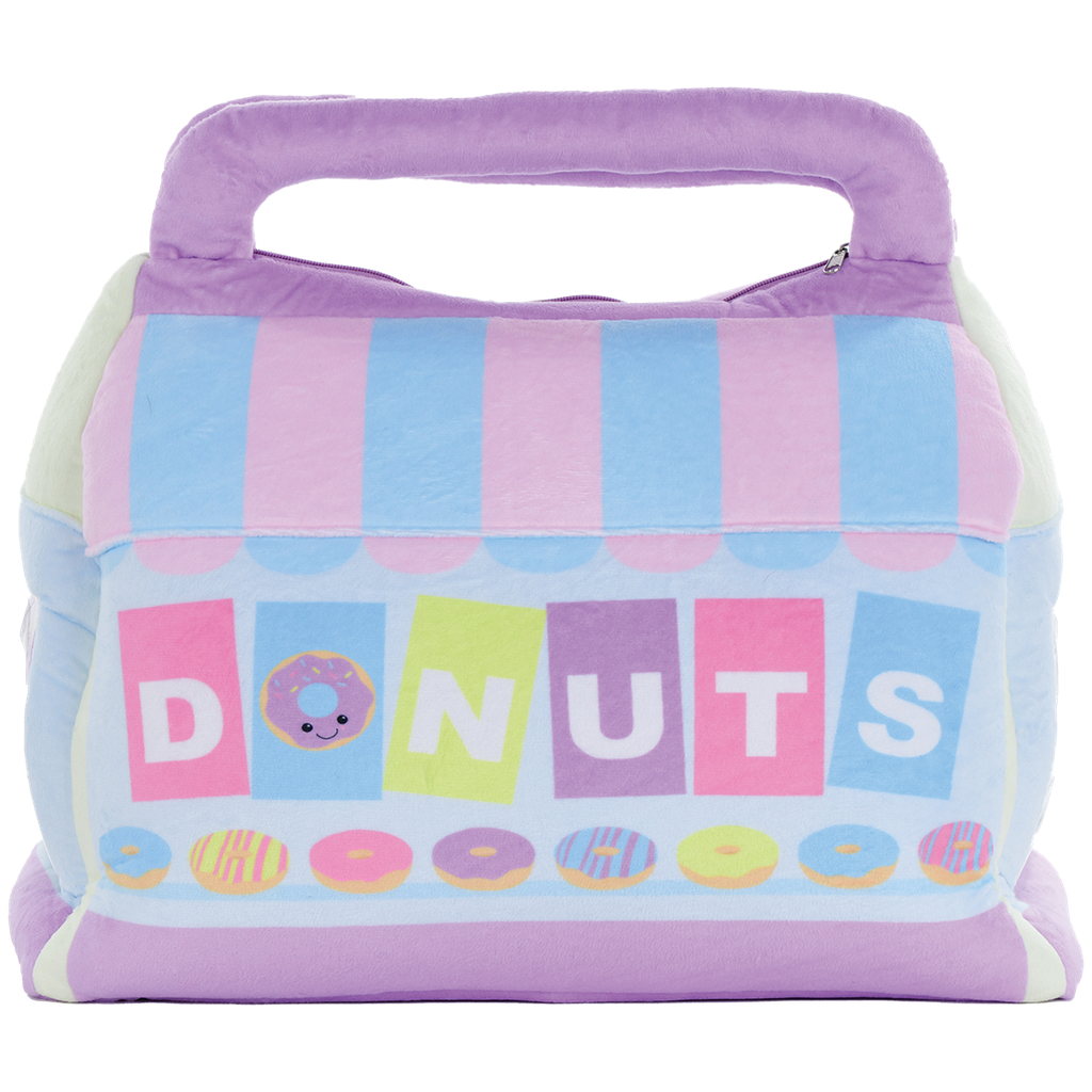 Box of Donuts Packaging Fleece Plush