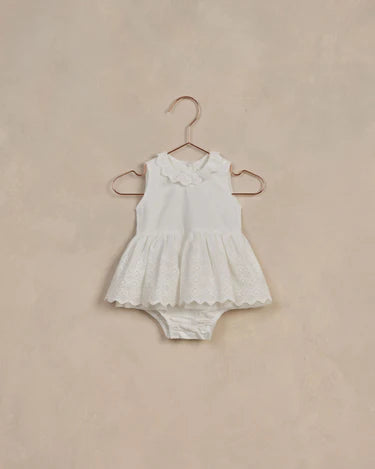 Georgia Romper | White