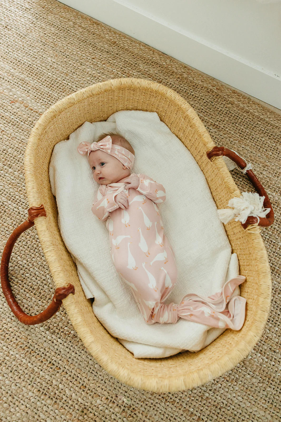 Goosie Newborn Knotted Gown