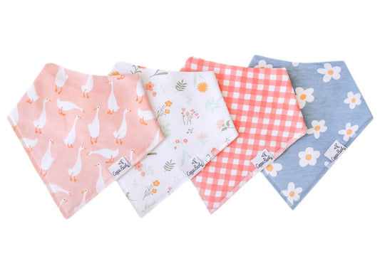 Goosie Baby Bandana Bib Set (4-pack)