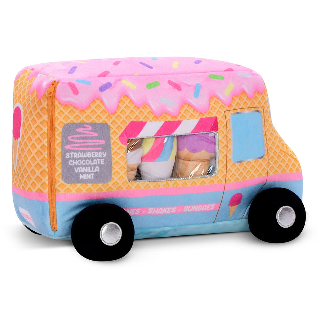 I Scream You Scream Truck Packaging Fleece Plush