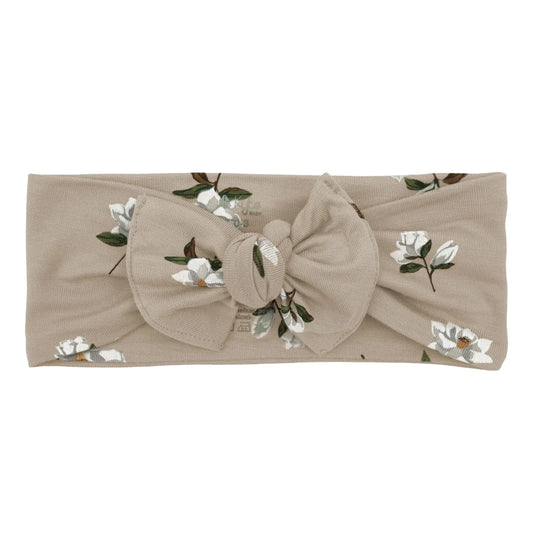Bow in Small Khaki Magnolia