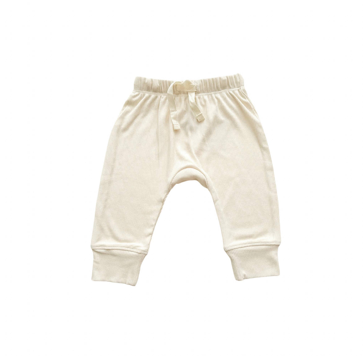 Ribbed Pant | Cream