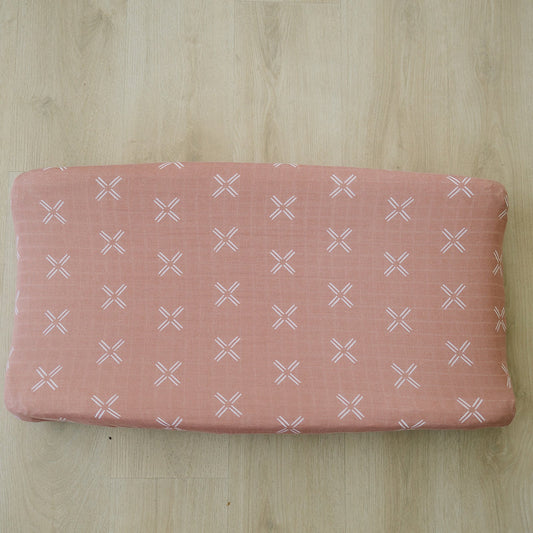 Just Peachy Changing Pad Cover