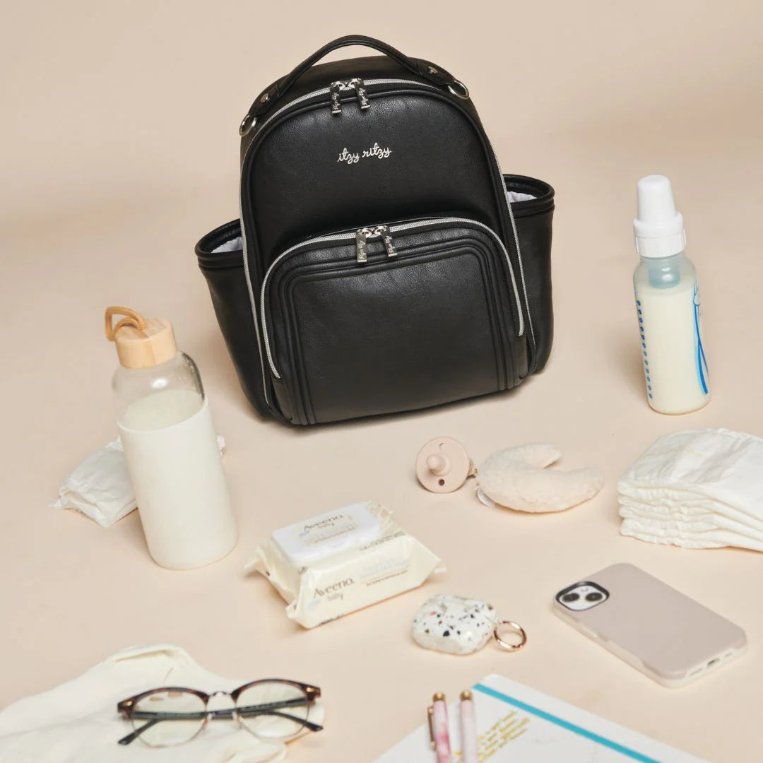 Itzy Ritzy Mini Plus Diaper Bag | Noir