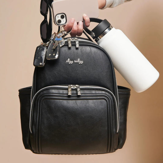 Itzy Ritzy Mini Plus Diaper Bag | Noir