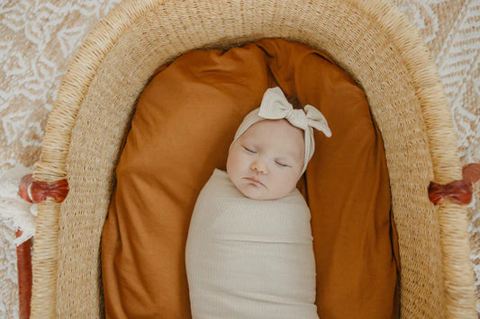 Moonstone Knit Headband Bow