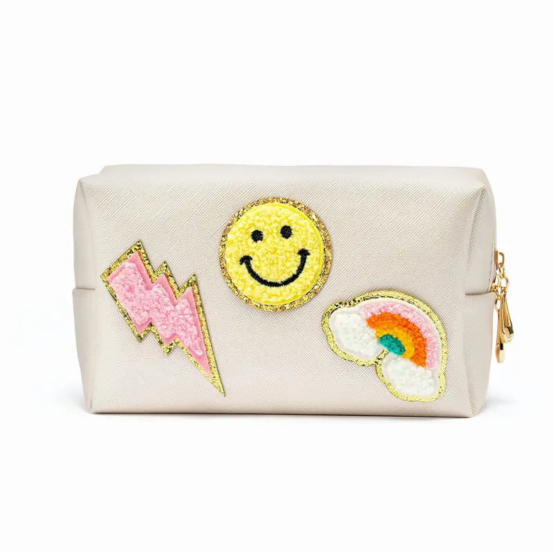 Patch Cosmetic Bag | Rainbow