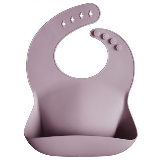 Silicone Baby Bib | Pale Mauve