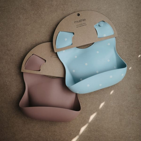 Silicone Baby Bib | Pale Mauve