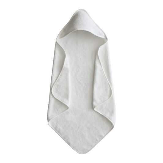 Organic Cotton Hooded Baby Towel | Pearl