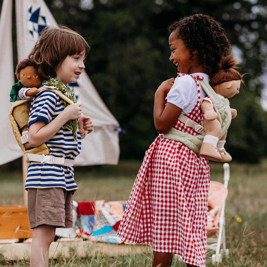 Dinkum Dolls Quilted Carrier | Sage
